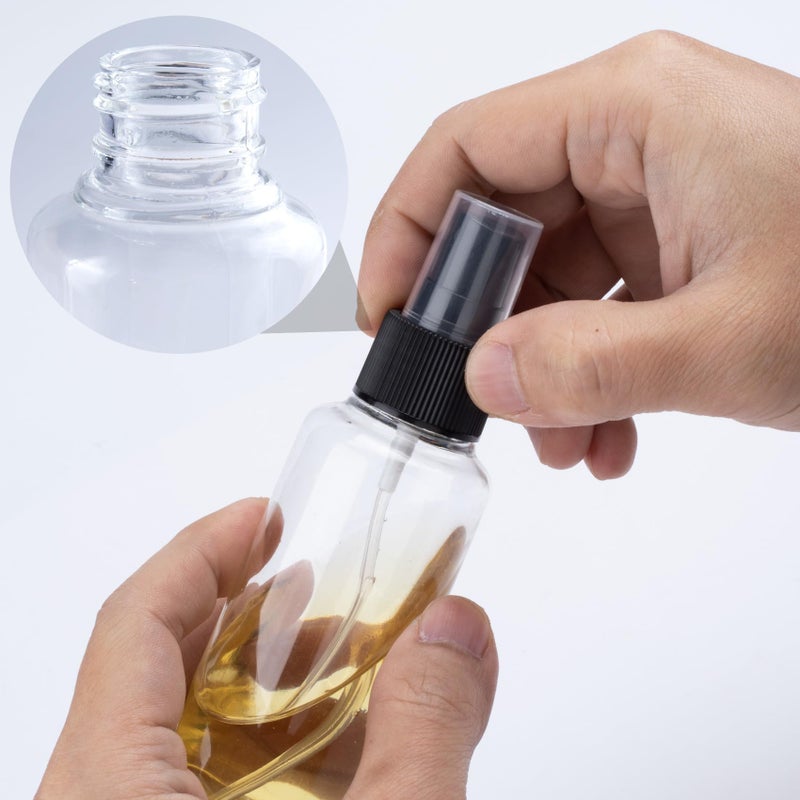 Winsyison 8pcs Fine Mist Sprayer Caps, Plastic Spray Bottle Nozzle, Nozzle Tops Replacement for Cleaning Solutions- White & Black - Image 5